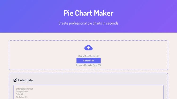 Pie Chart Maker