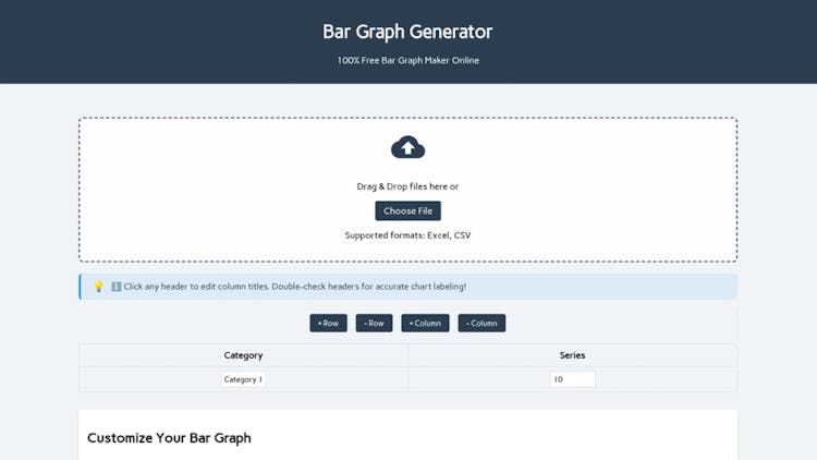 Bar Graph Generator