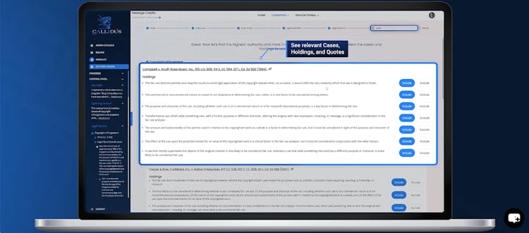 Callidus Legal AI