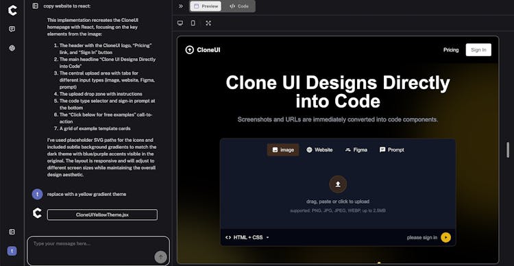 CloneUI
