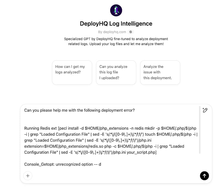 DeployHQ Log Intelligence 