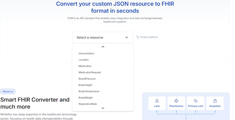 JSON to FHIR Data Converter