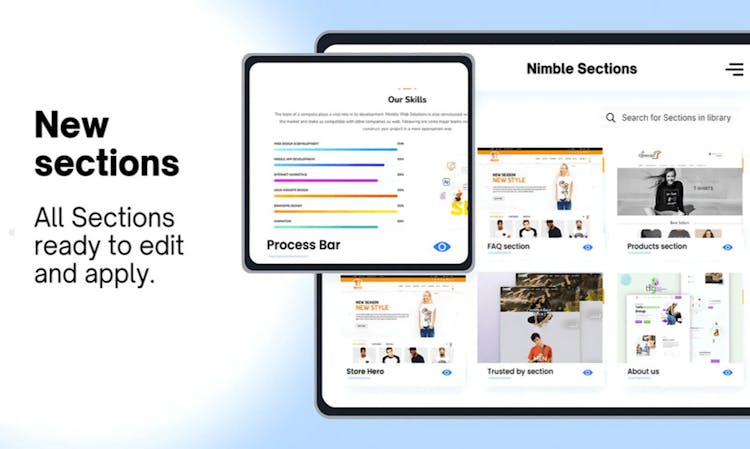 Nimble Sections
