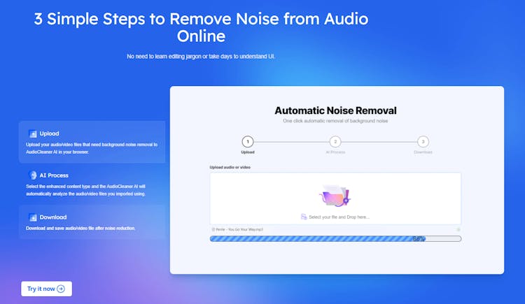Free AI Audio Cleaner Online - Voice Cleaner AI Free, remove noise from ...