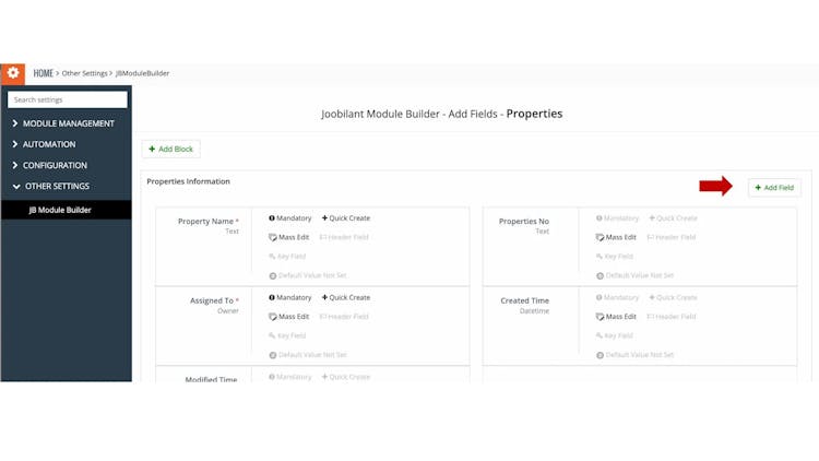 Vtiger Module Builder