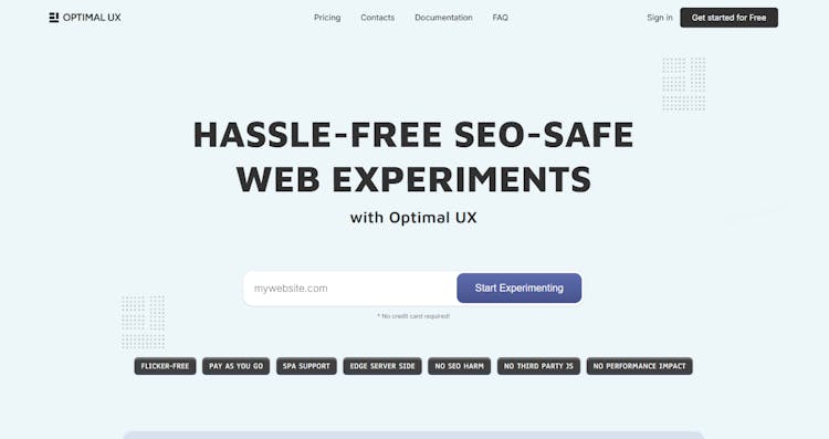 Optimal UX