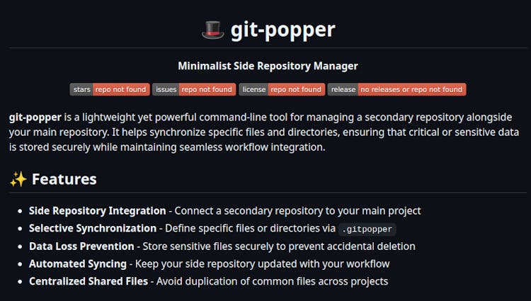 Git Popper