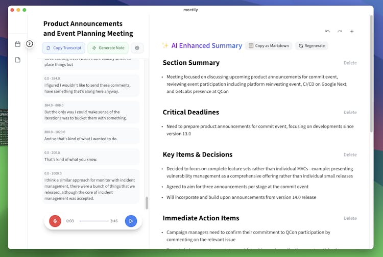 Meetily : Open Source Ai Meeting Note taker