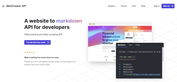 WebCrawler API