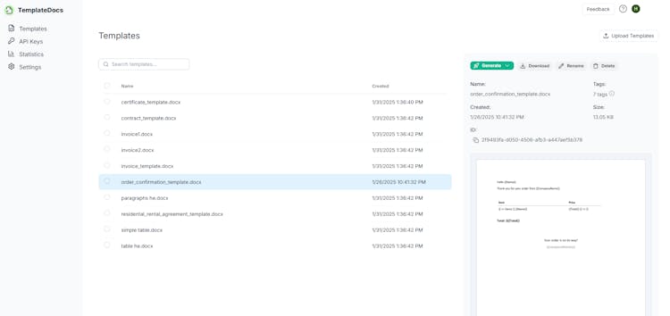 TemplateDocs