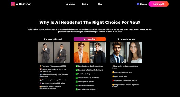 AI Headshot Generator 1