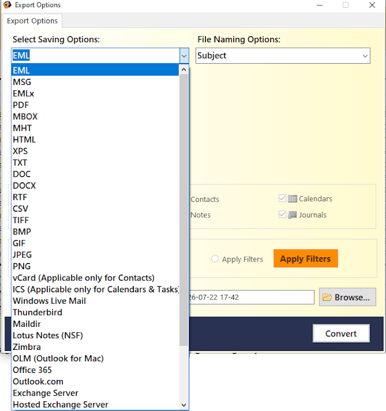 CubexSoft Outlook PST Converter for Mac & Windows