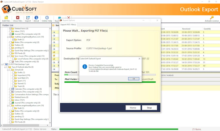 CubexSoft Outlook PST Converter for Mac & Windows