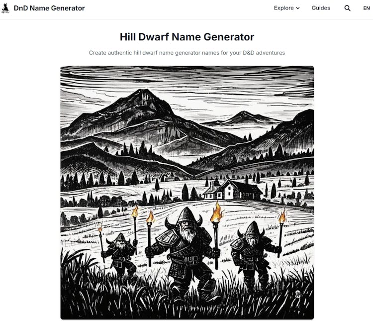 DnD character Name Generator