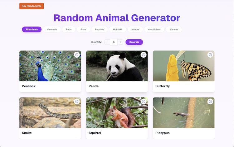 Random-Animal-Generator.com