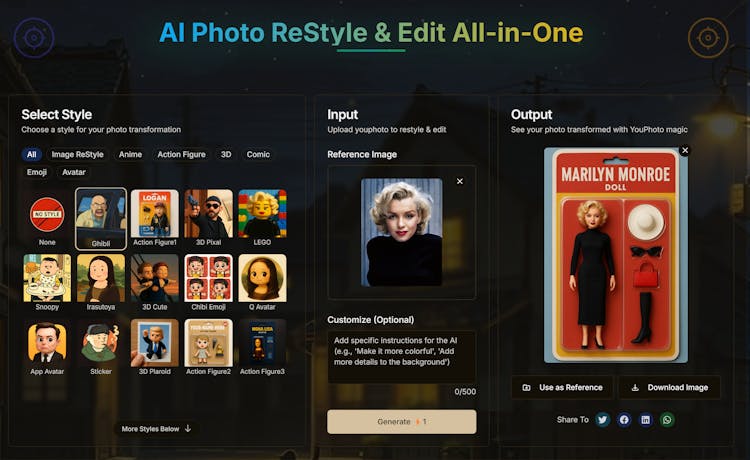 Action Figure Generator