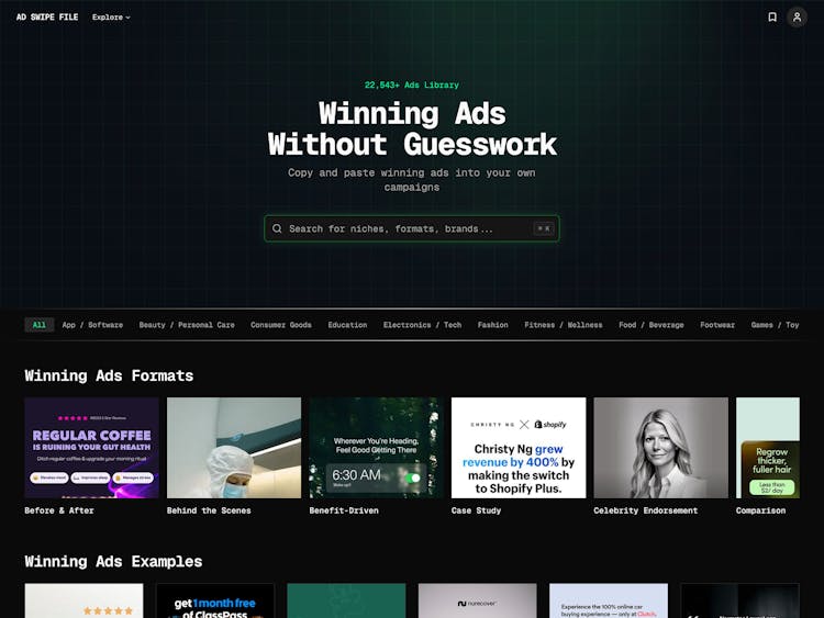 Ad Swipe File