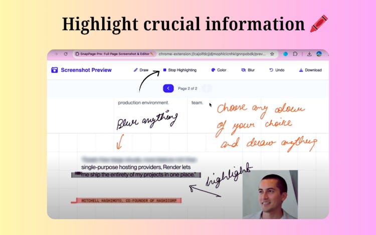 Full Page Screenshot for Web & Editor ✏️
