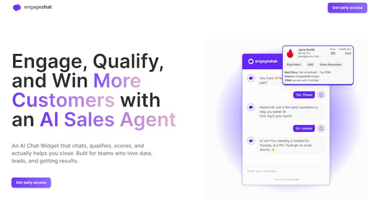 EngageChat – AI Customer Engagement Platform