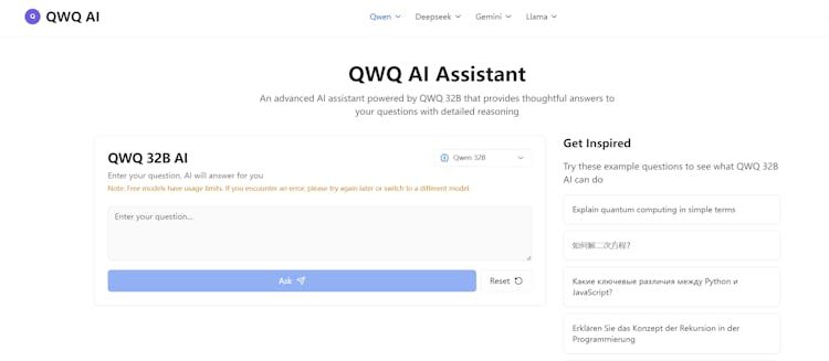 QWQ AI