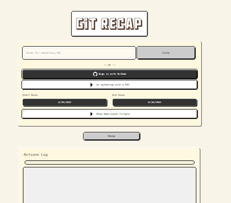 GitRecap