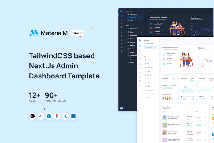 Tailwind Admin Dashboard Templates