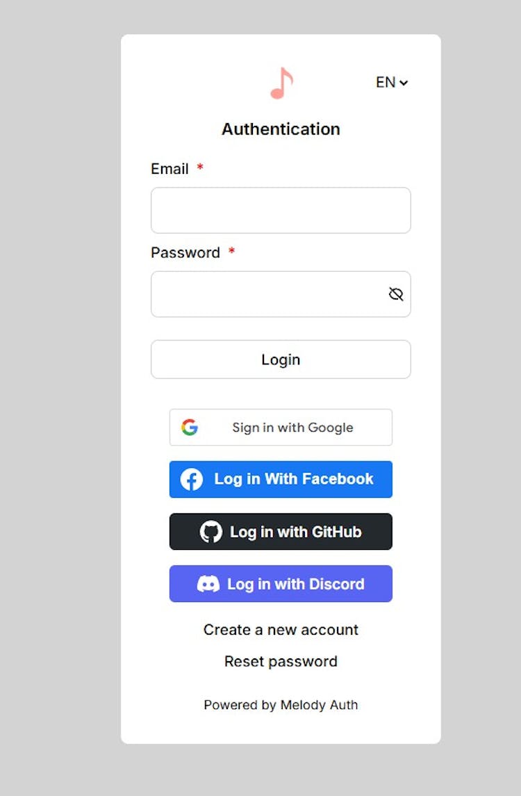 Melody Auth