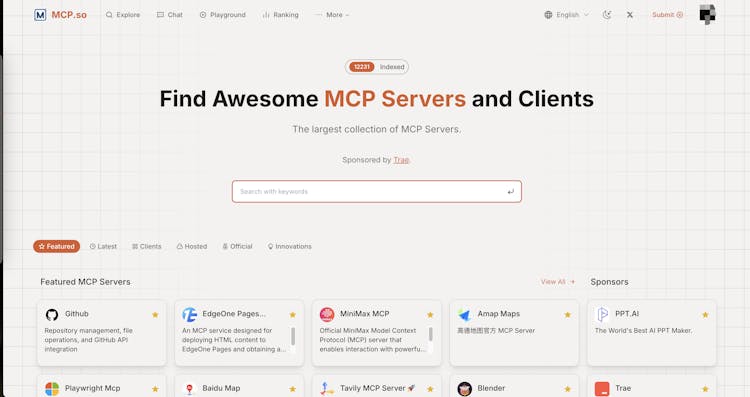MCP server list