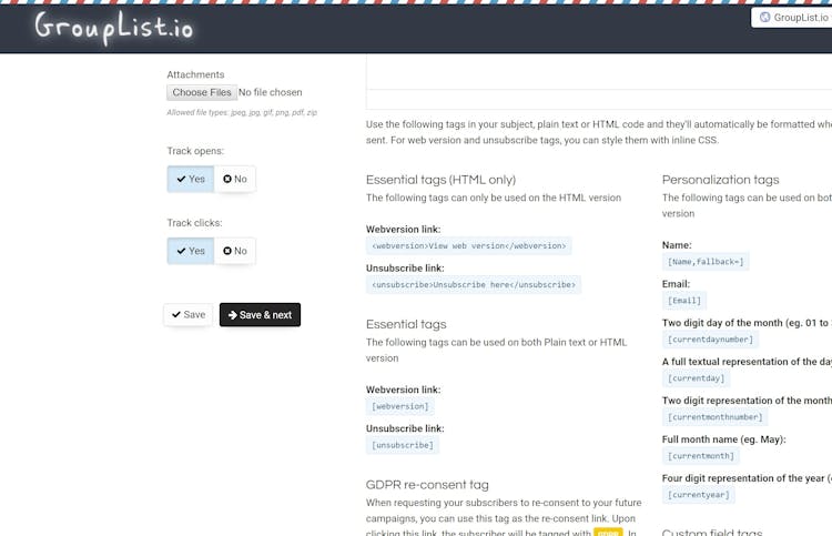GroupList