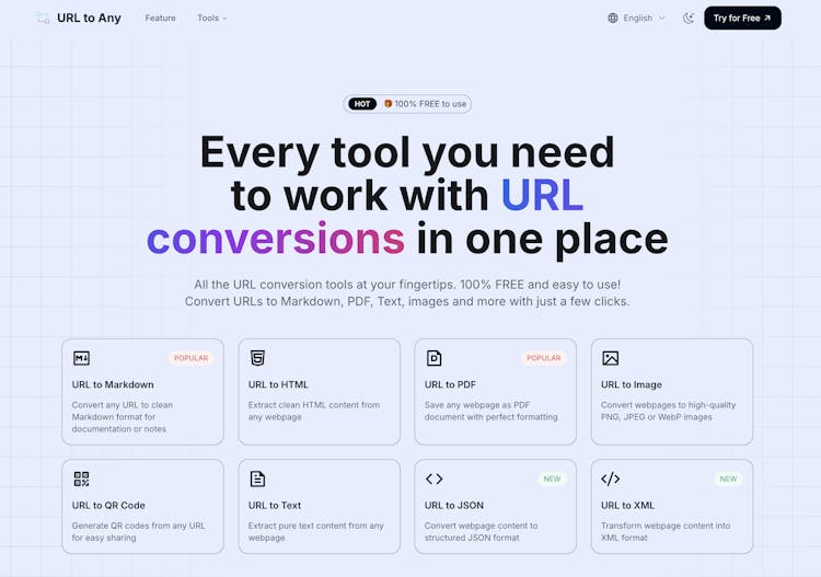 URL to Any