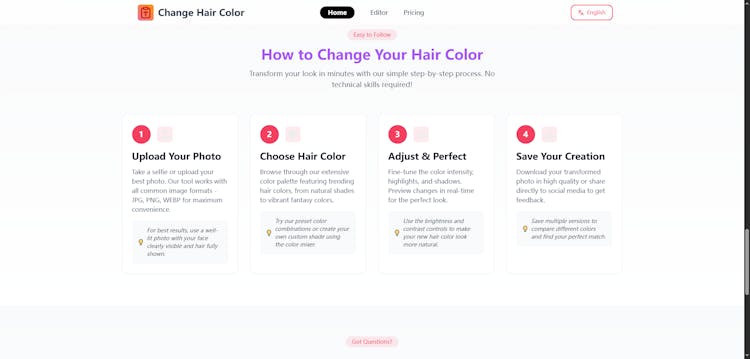 Change Hair Color