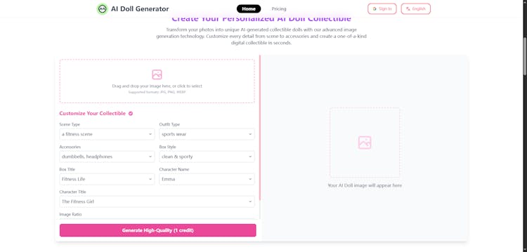 AI Doll Generator