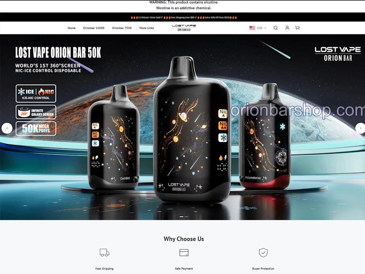orion bar shop