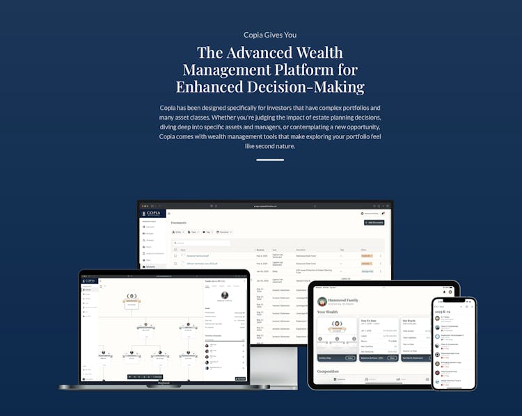 Copia Wealth Studios