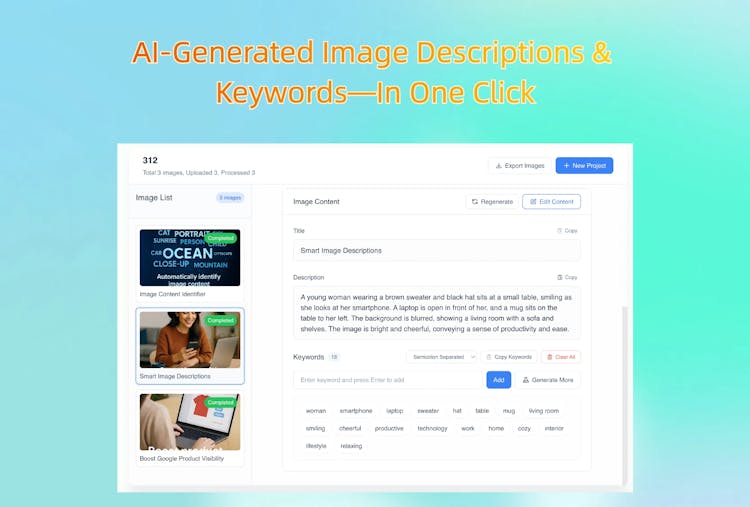 AI Photo Tag - Developer-friendly Image Tagging  Tool