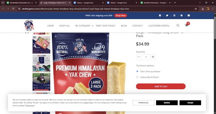 Premium Yak Chews, Bully Sticks and Elk Antlers for Dogs