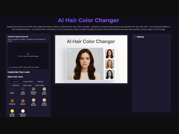 AI Hair Color Changer