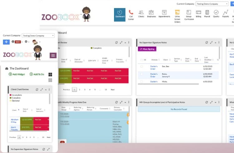 Zoobook EHR Systems