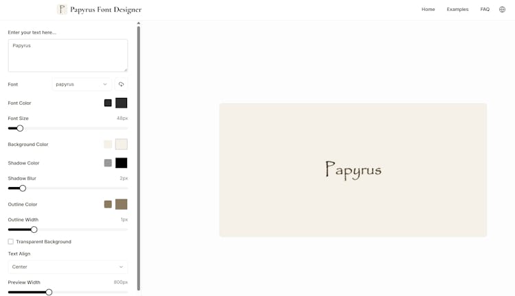 PapyrusFont.com
