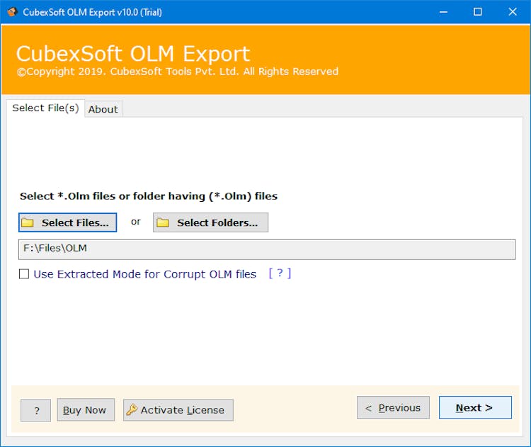 CubexSoft OLM Converter for Mac and Win OS