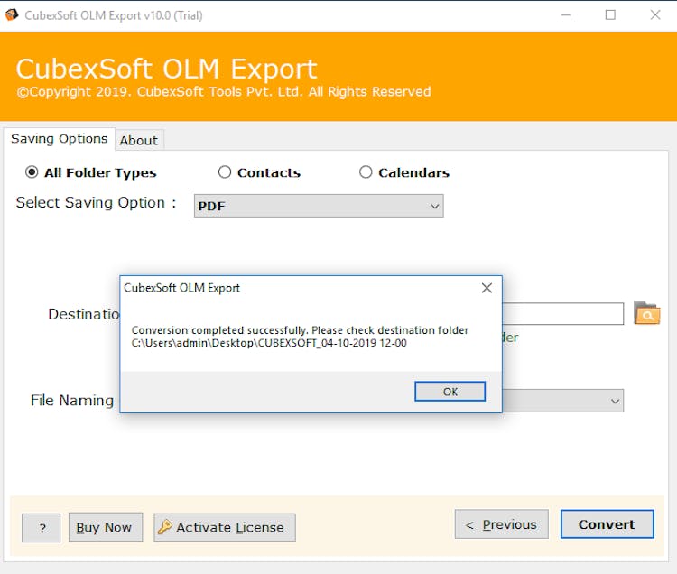 CubexSoft OLM Converter for Mac and Win OS