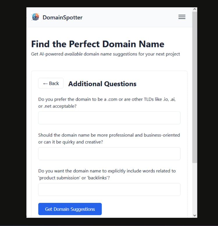 Domain Spotter