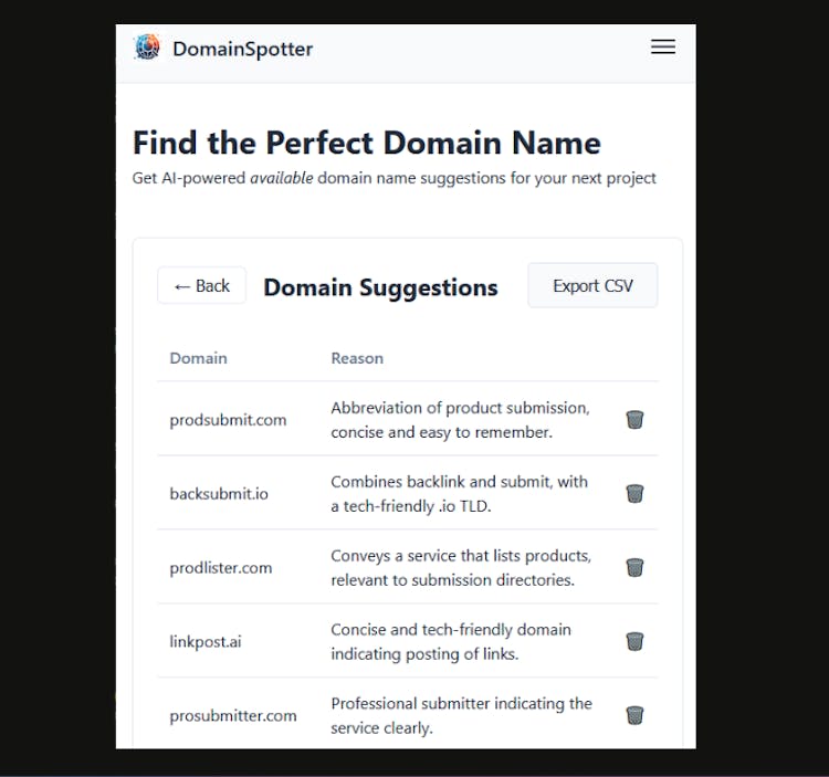 Domain Spotter