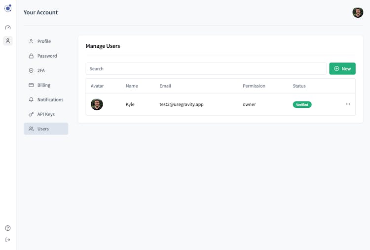 Gravity SaaS Boilerplate