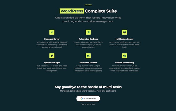 AreaWP - The WaaS Platform for WordPress