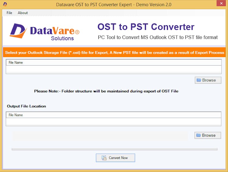 DataVare OST to PST Converter Software