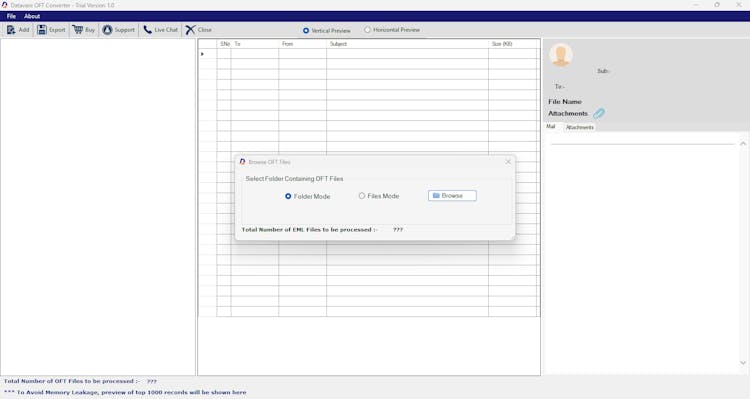 DataVare OFT to PST Converter Expert 