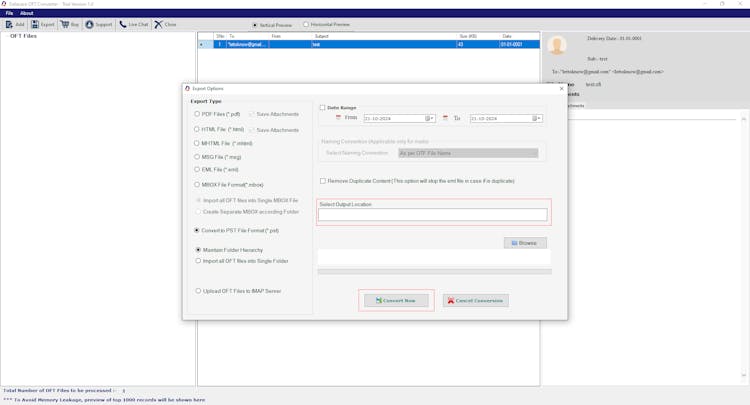 DataVare OFT to PST Converter Expert 