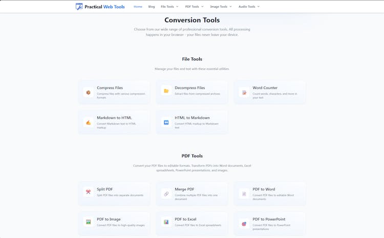 Practical Web Tools