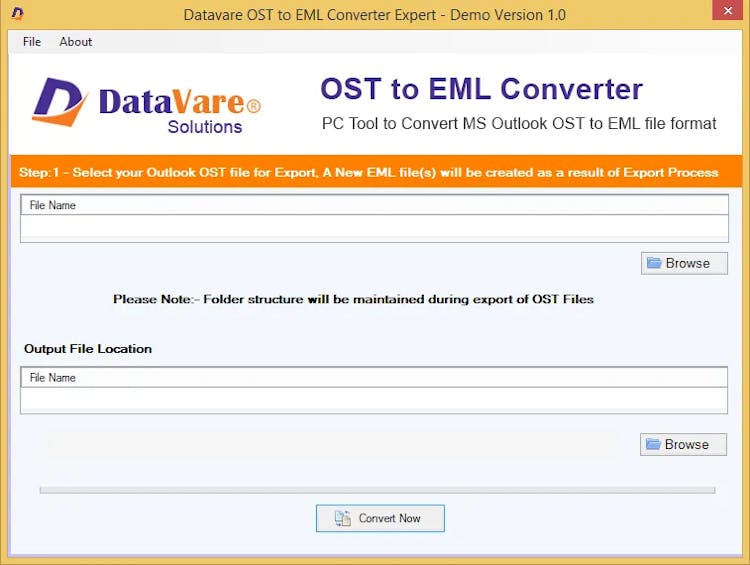 DataVare OST to EML Converter Expert